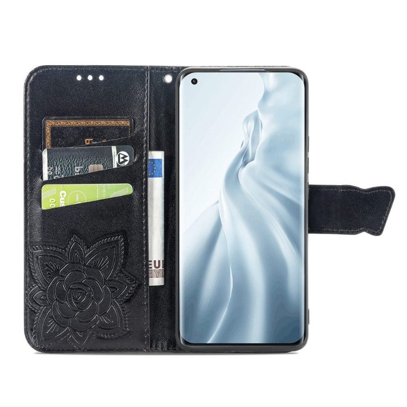 Case voor Xiaomi Mi 11 Bescherming Reliëfvlinder