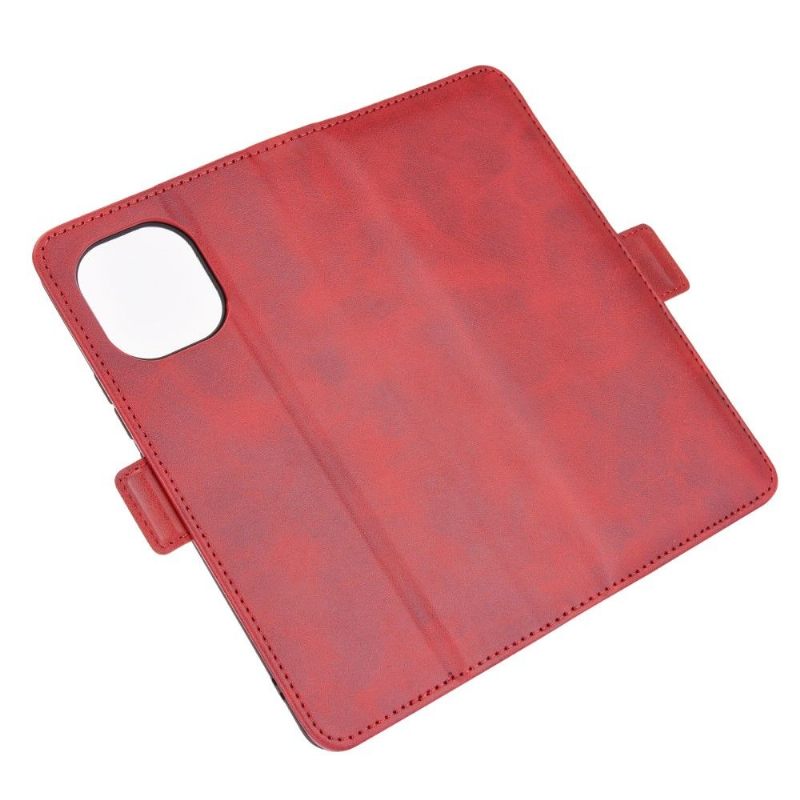 Cover voor Xiaomi Mi 11 Portemonnee Mat Kunstleer Hoes