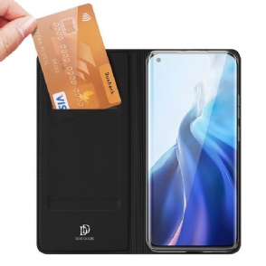 Folio-hoesje voor Xiaomi Mi 11 Zakelijk Satijneffect