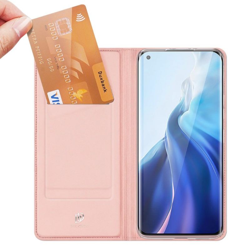 Folio-hoesje voor Xiaomi Mi 11 Zakelijk Satijneffect