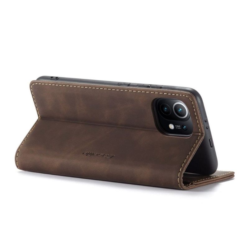 Leren Hoesje voor Xiaomi Mi 11 Retro Imitatieleren Golia's