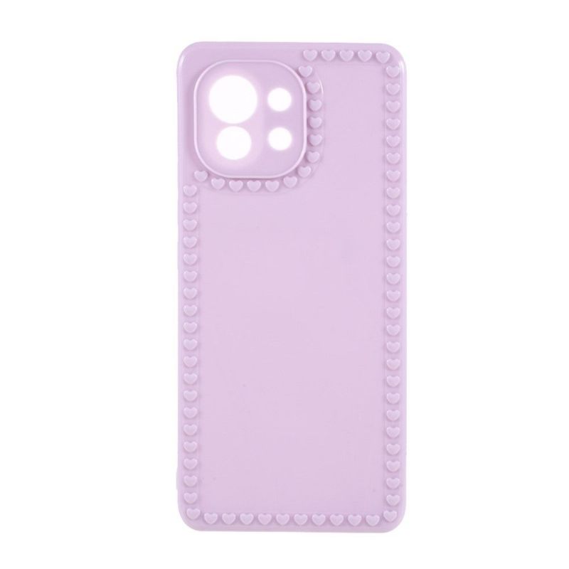 Telefoonhoesje voor Xiaomi Mi 11 Siliconen Harten