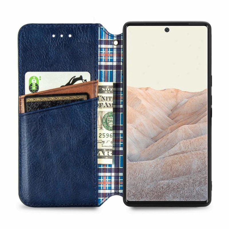 Folio-hoesje voor Google Pixel 6 Kub Design-kaarthouder