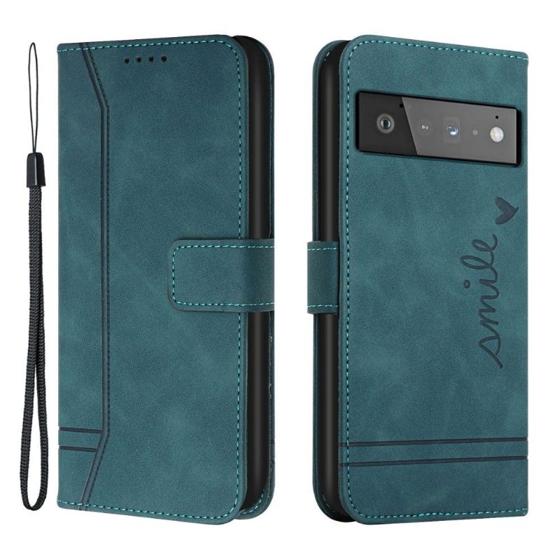 Folio-hoesje voor Google Pixel 6 Lachlijnen