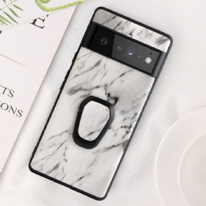 Telefoonhoesje voor Google Pixel 6 Bescherming Ondersteuningsfunctie Marmer