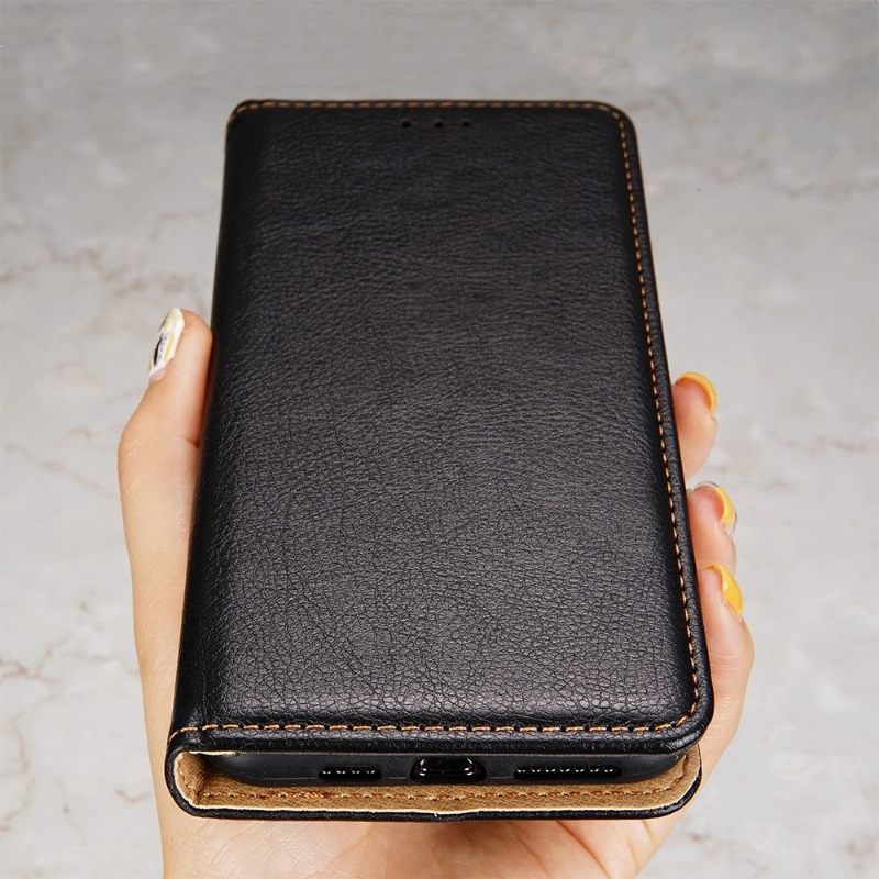Telefoonhoesje voor Google Pixel 6 Folio-hoesje Puur Kunstleer