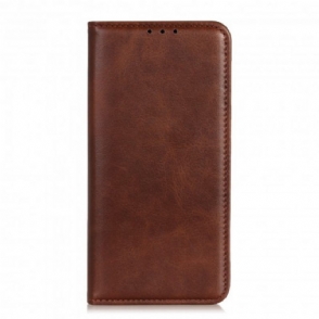 Bescherming Hoesje voor Oppo A15 Folio-hoesje Gespleten Leer
