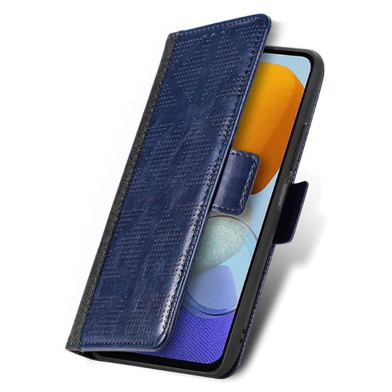 Flip Case voor Samsung Galaxy M23 5G Kunstleer Met Gaten