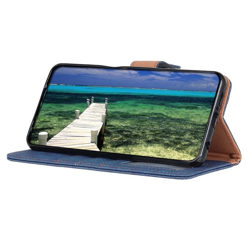 Folio-hoesje voor Samsung Galaxy M23 5G Khazneh Retro Leder Effect