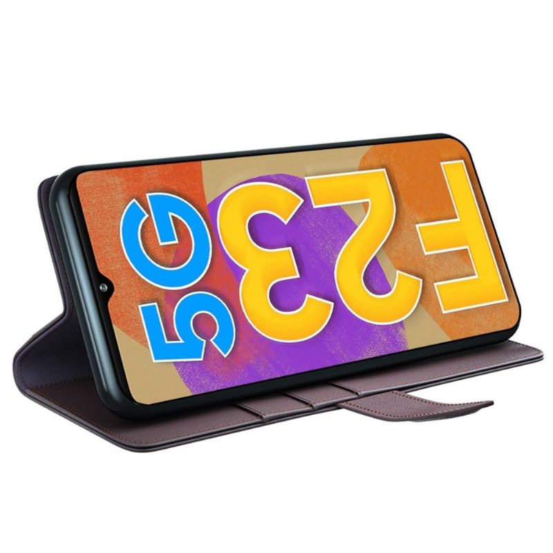 Folio-hoesje voor Samsung Galaxy M23 5G Premium Leer