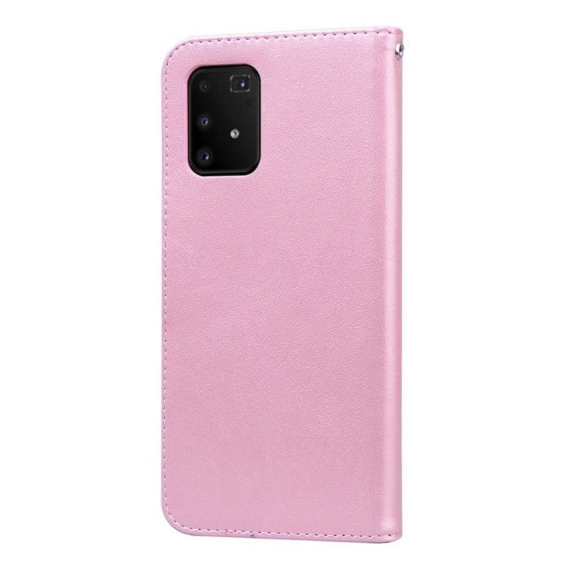Folio-hoesje voor Samsung Galaxy S10 Lite Imitatieleer Rozenpatroon