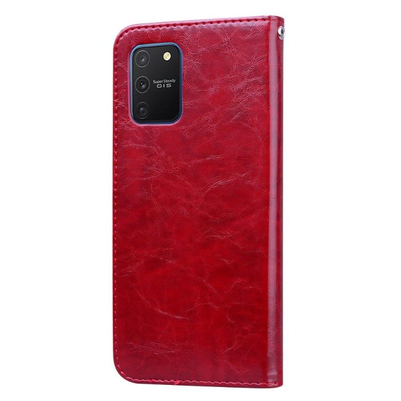 Folio-hoesje voor Samsung Galaxy S10 Lite Luxe Vintage Leereffect