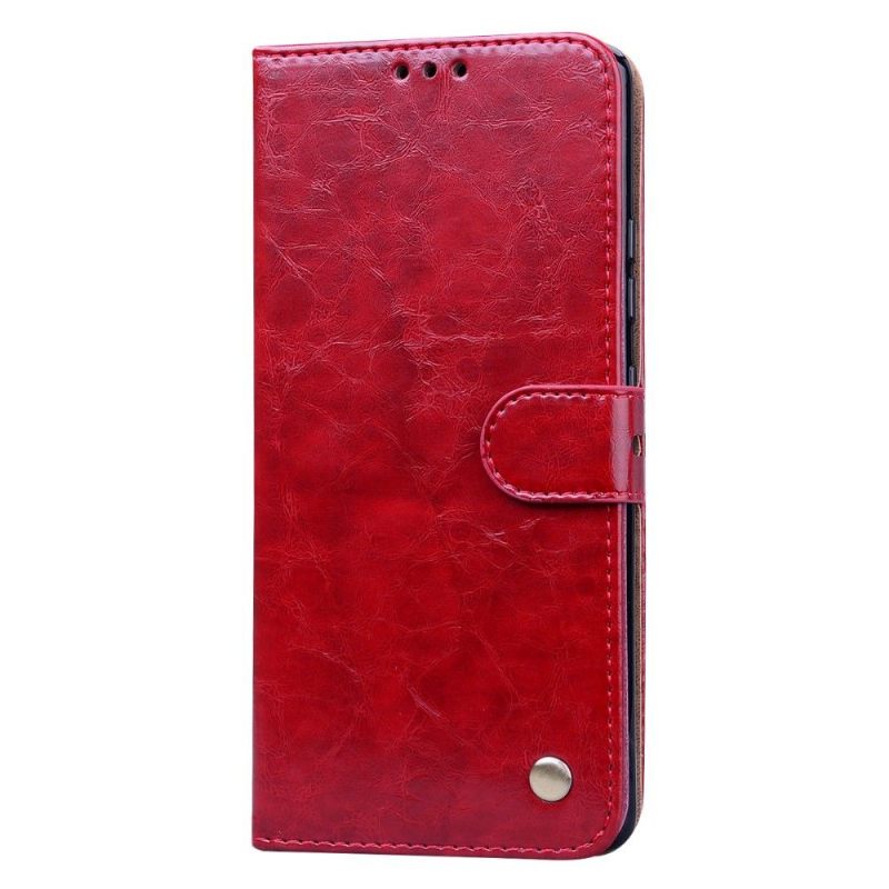 Folio-hoesje voor Samsung Galaxy S10 Lite Luxe Vintage Leereffect