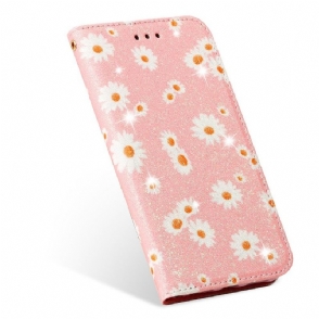 Folio-hoesje voor Samsung Galaxy S10 Lite Madeliefjes