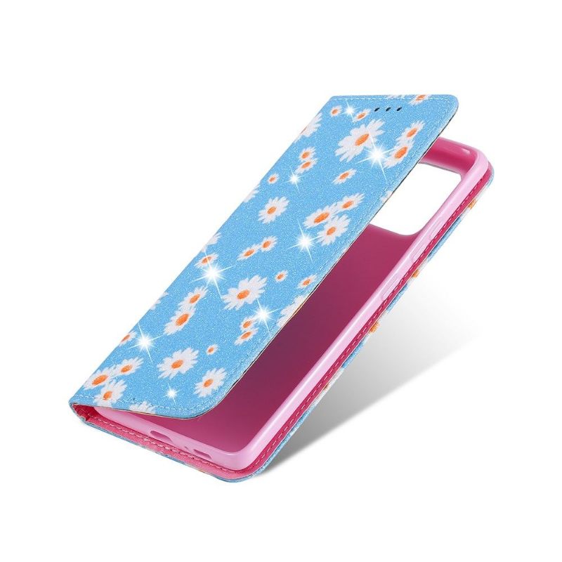 Folio-hoesje voor Samsung Galaxy S10 Lite Madeliefjes