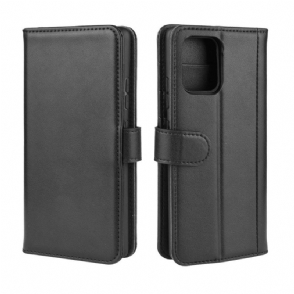 Folio-hoesje voor Samsung Galaxy S10 Lite Premium Leer