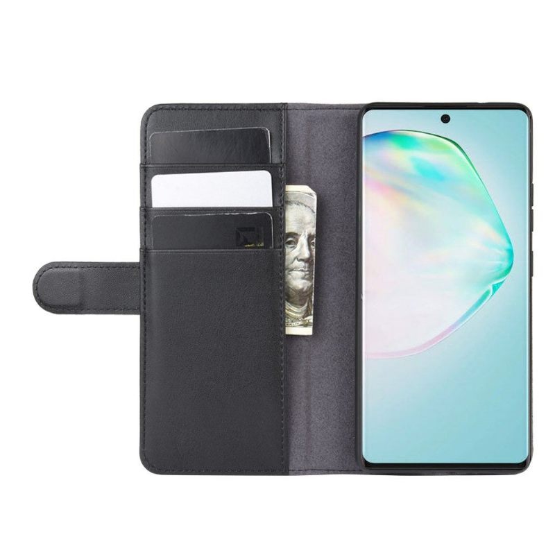 Folio-hoesje voor Samsung Galaxy S10 Lite Premium Leer