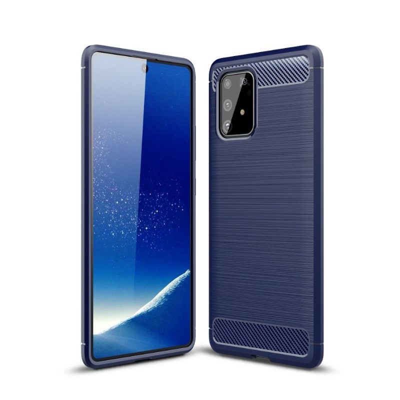 Hoesje voor Samsung Galaxy S10 Lite In Koolborstel Gel
