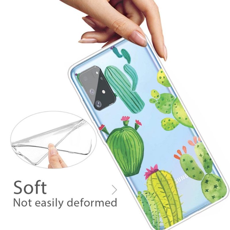 Hoesje voor Samsung Galaxy S10 Lite Transparante Cactus
