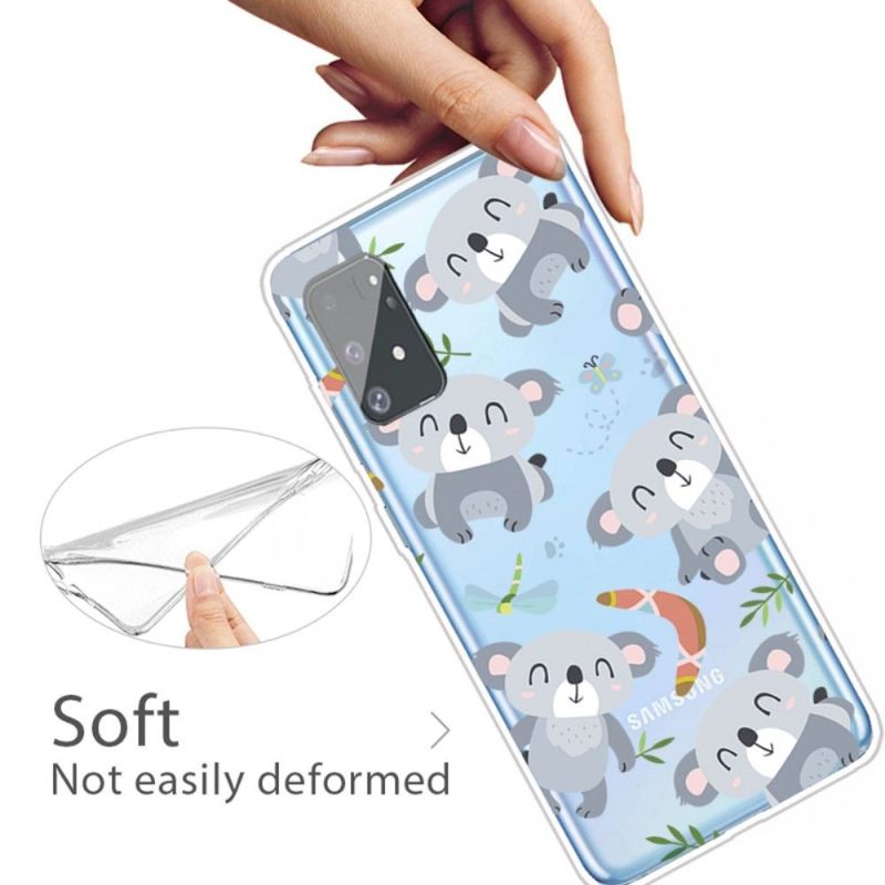 Hoesje voor Samsung Galaxy S10 Lite Transparante Koala's