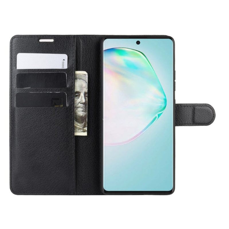 Leren Hoesje voor Samsung Galaxy S10 Lite Bescherming Portemonnee Leren Leereffect