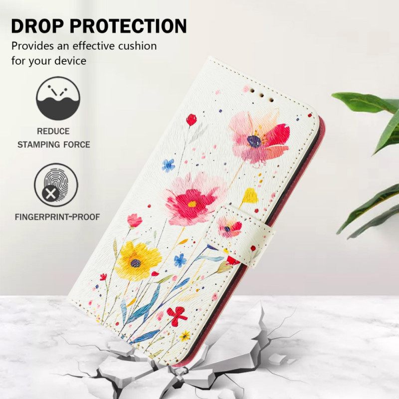 Bescherming Hoesje Xiaomi Redmi Note 14 Pro Plus 5g Flora-patroon