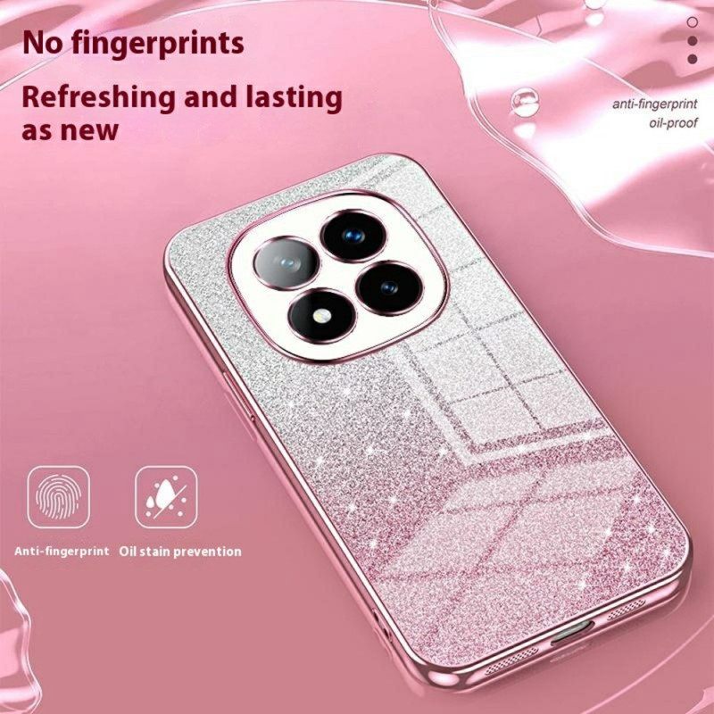 Case Hoesje Xiaomi Redmi Note 14 Pro Plus 5g Telefoonhoesje Gradiëntglitter