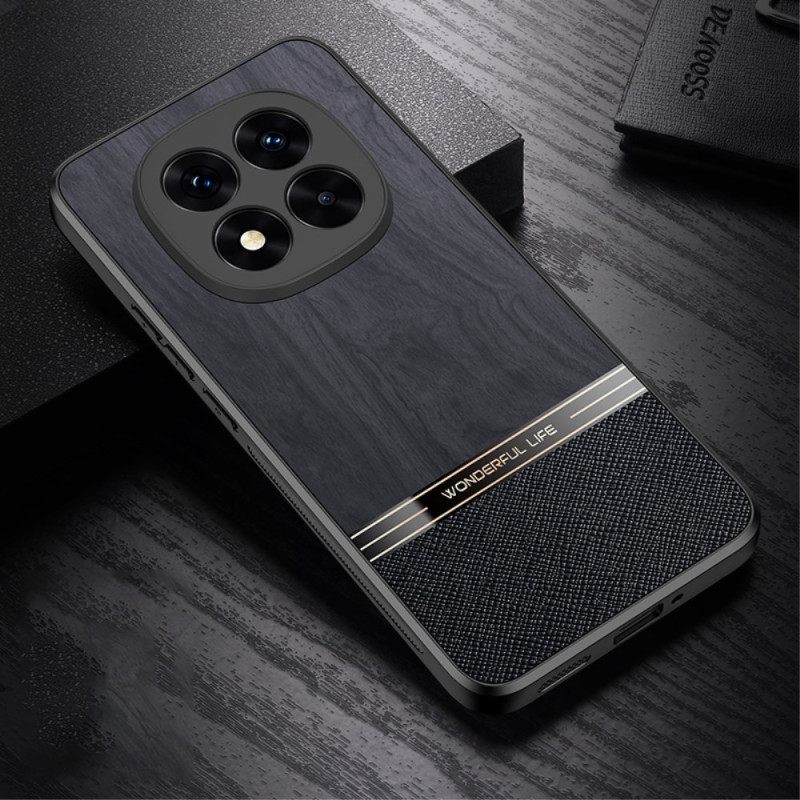 Cover Hoesje Xiaomi Redmi Note 14 Pro Plus 5g Telefoonhoesje Houtstijl