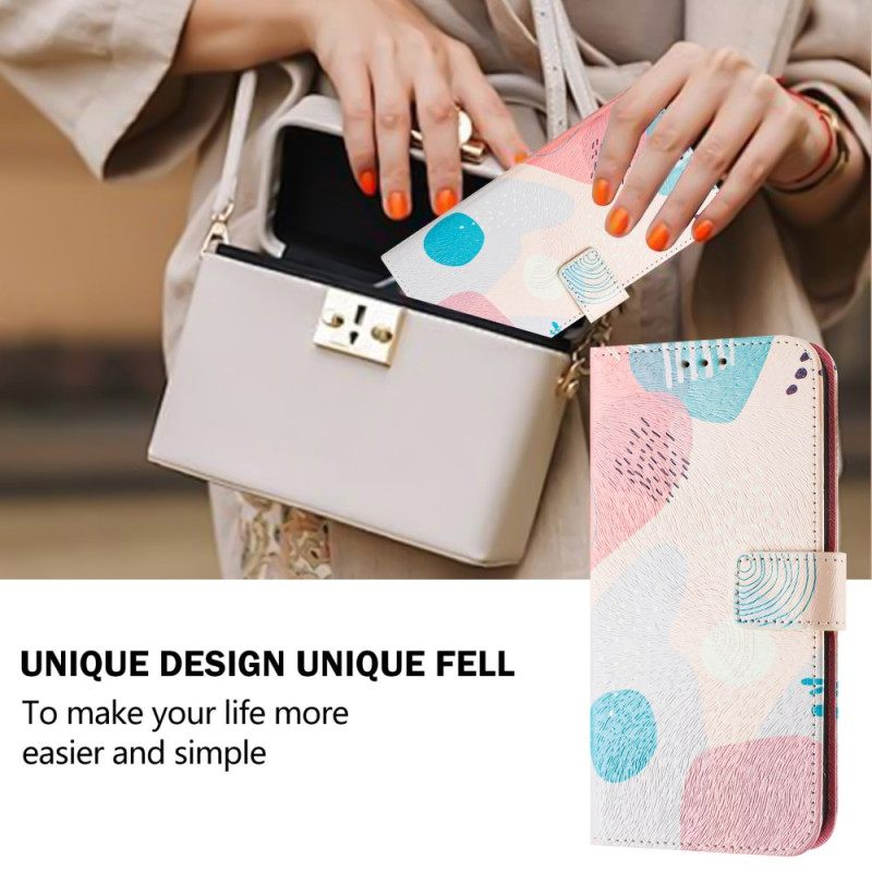 Flip Case Leren Xiaomi Redmi Note 14 Pro Plus 5g Graffiti-patroon