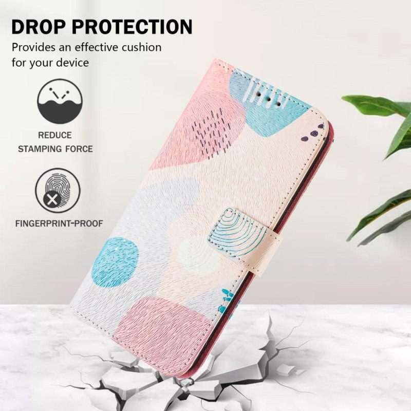 Flip Case Leren Xiaomi Redmi Note 14 Pro Plus 5g Graffiti-patroon