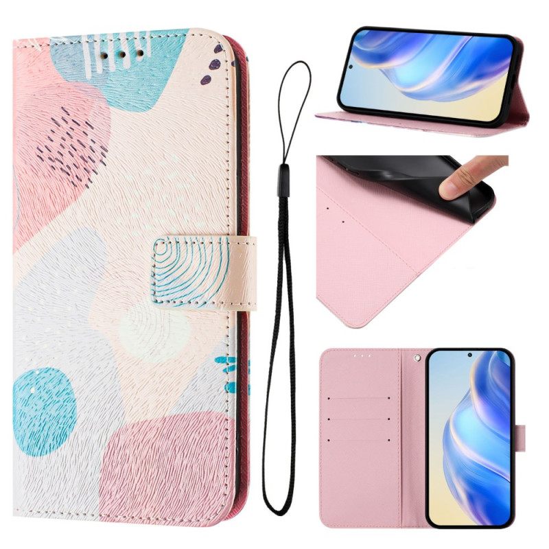 Flip Case Leren Xiaomi Redmi Note 14 Pro Plus 5g Graffiti-patroon