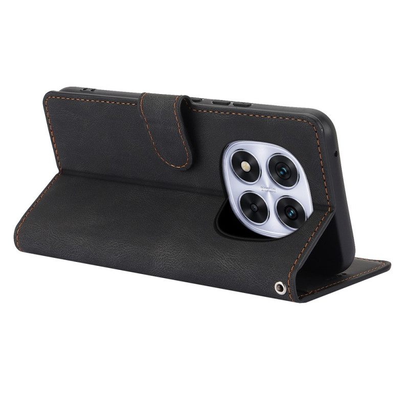 Flip Case Leren Xiaomi Redmi Note 14 Pro Plus 5g Met Portemonnee En Standaard