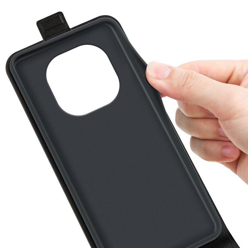 Flip Case Leren Xiaomi Redmi Note 14 Pro Plus 5g Verticale Klep