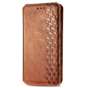 Folio-hoesje Voor Xiaomi Redmi Note 14 Pro Plus 5g Suède-effect Met Sierrand