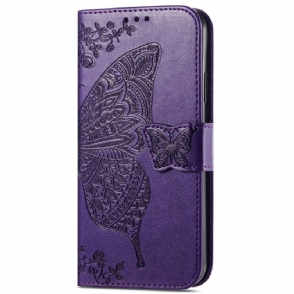 Folio-hoesje Xiaomi Redmi Note 14 Pro Plus 5g Barok Vlinder