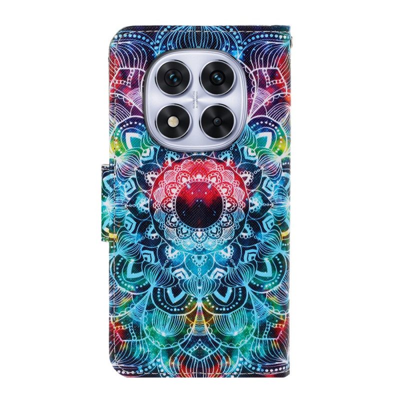 Folio-hoesje Xiaomi Redmi Note 14 Pro Plus 5g Lichtgevende Mandala