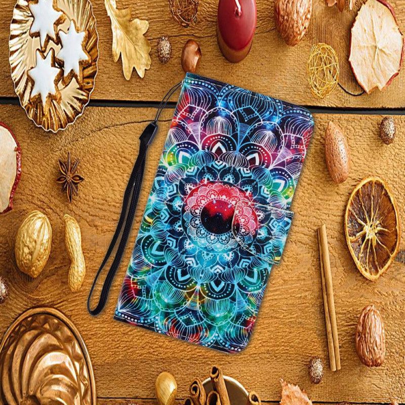 Folio-hoesje Xiaomi Redmi Note 14 Pro Plus 5g Lichtgevende Mandala