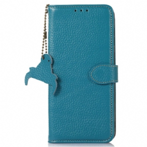 Folio-hoesje Xiaomi Redmi Note 14 Pro Plus 5g Telefoonhoesje Echt Leer Met Rfid-blokkering