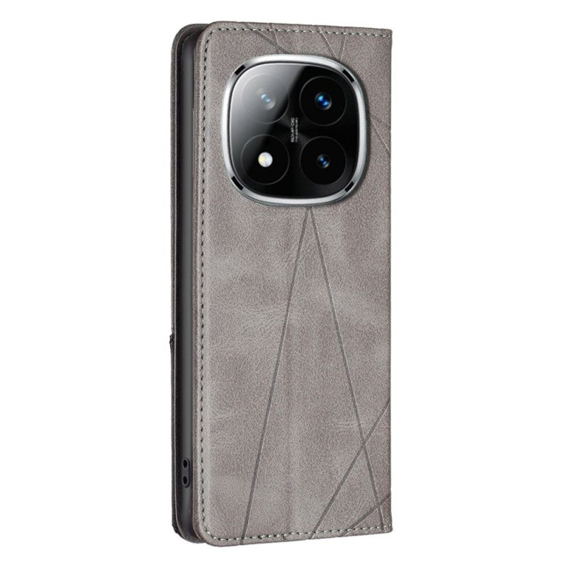 Folio-hoesje Xiaomi Redmi Note 14 Pro Plus 5g Telefoonhoesje Geometrisch