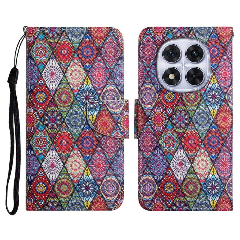 Folio-hoesje Xiaomi Redmi Note 14 Pro Plus 5g Telefoonhoesje Kaleidoscoop