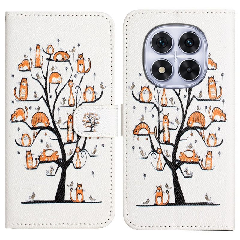 Folio-hoesje Xiaomi Redmi Note 14 Pro Plus 5g Telefoonhoesje Kat In De Boom