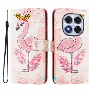 Folio-hoesje Xiaomi Redmi Note 14 Pro Plus 5g Telefoonhoesje Vogelpatroon