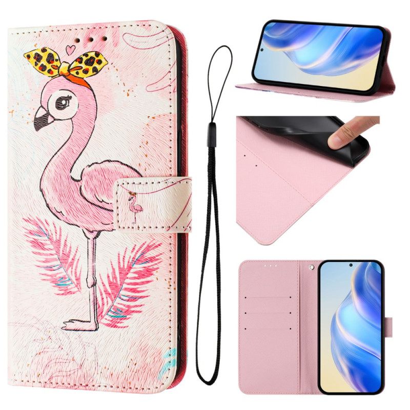 Folio-hoesje Xiaomi Redmi Note 14 Pro Plus 5g Telefoonhoesje Vogelpatroon