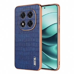 Hoesje Voor Xiaomi Redmi Note 14 Pro Plus 5g Azns Krokodillenleerstructuur