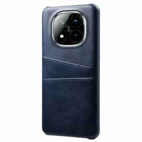 Hoesje Voor Xiaomi Redmi Note 14 Pro Plus 5g Kaarthouder Met Lederlook