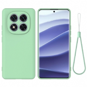 Hoesje Voor Xiaomi Redmi Note 14 Pro Plus 5g Vloeibare Siliconen Bandje