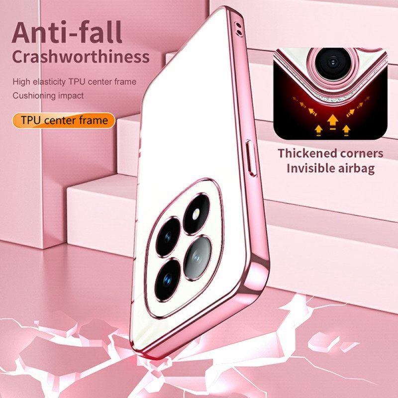 Hoesje Xiaomi Redmi Note 14 Pro Plus 5g Gegalvaniseerd Frame Bescherming Hoesje