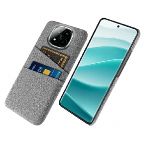 Hoesje Xiaomi Redmi Note 14 Pro Plus 5g Stoffen Kaarthouder