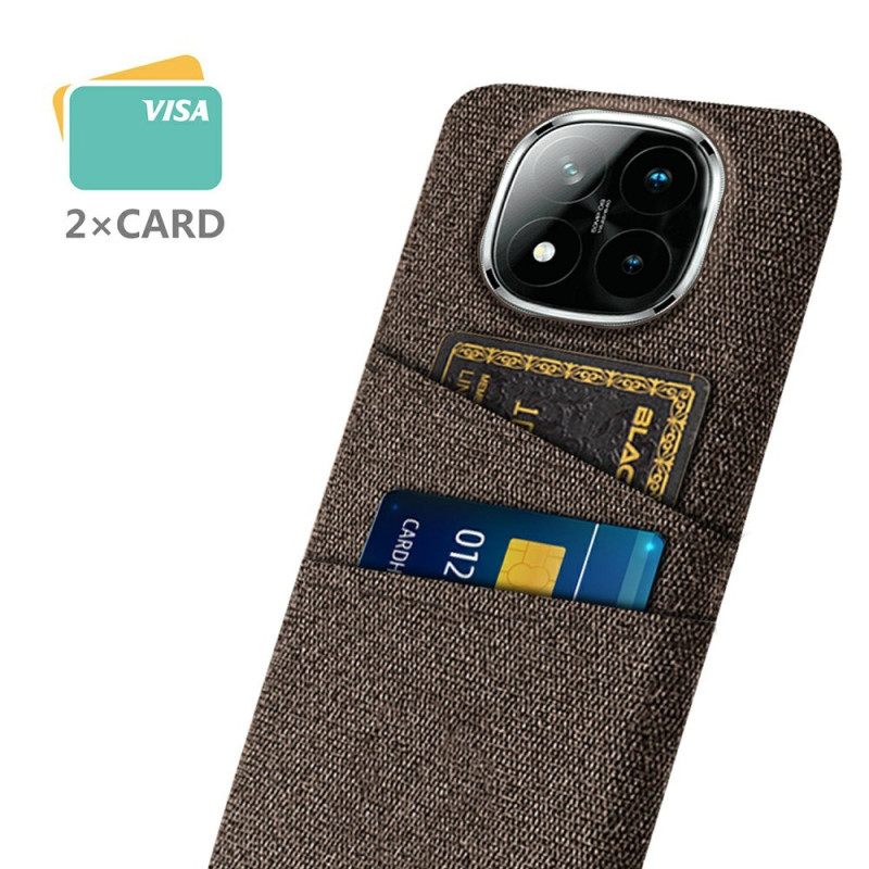 Hoesje Xiaomi Redmi Note 14 Pro Plus 5g Stoffen Kaarthouder