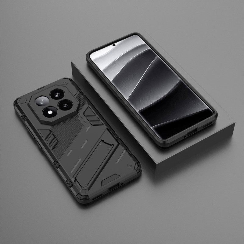 Hoesje Xiaomi Redmi Note 14 Pro Plus 5g Verwijderbare Handsfree Standaard Met Twee Standen